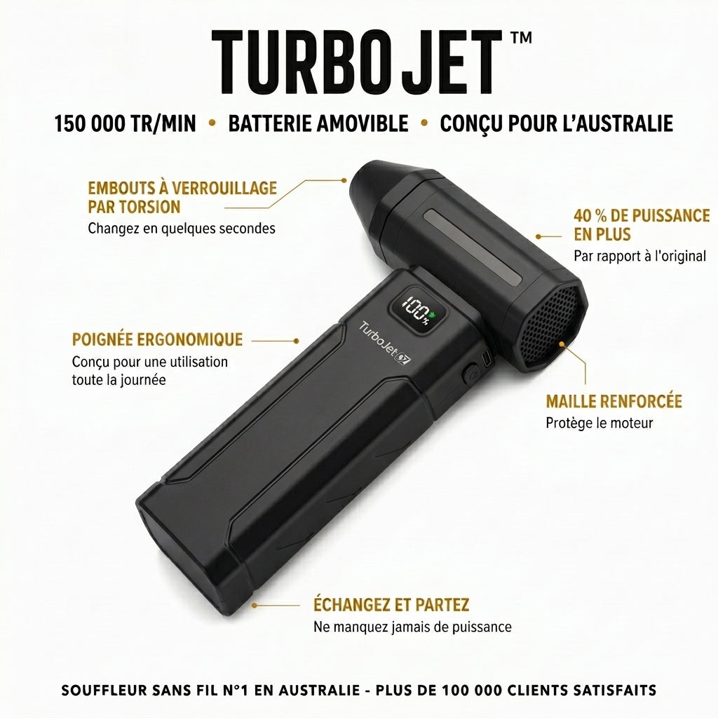Turbo Jet - Le souffleur compact