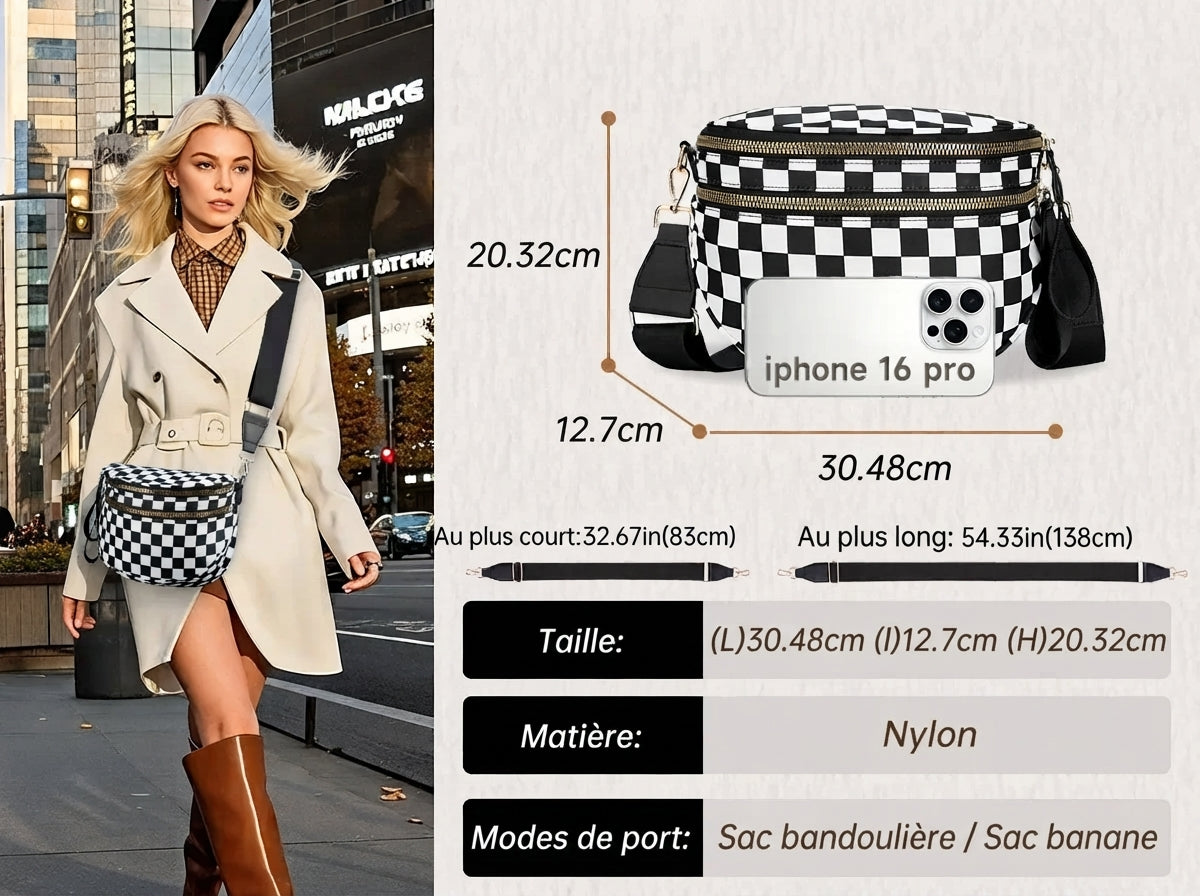 Le Sac Banane Urbain "Caméléon"