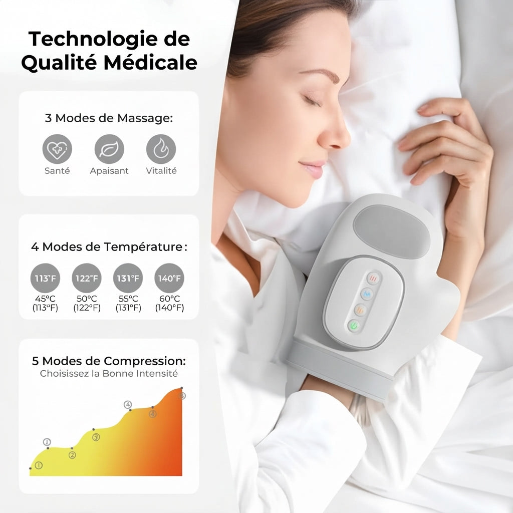 MASSEUR ÉLECTRIQUE POUR LES MAINS